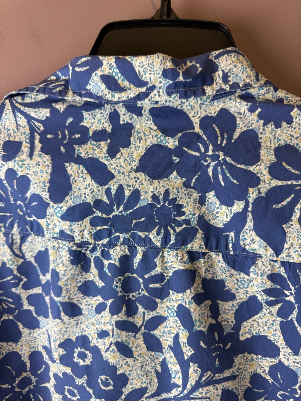 Frank & Eileen Navy and White Floral Button-Down Shirt M - Frank Style - Picture 7 of 11